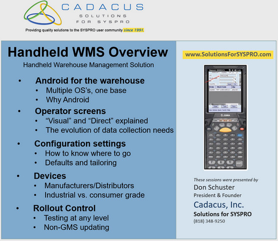 HH WMS Overview